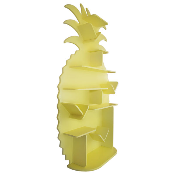 Étagère pour enfant Ananas en bois vue de gauche